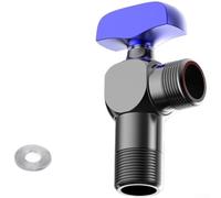 Válvula angular, bola de latón de alto flujo de 4 6 pulgadas, calentador de agua a gas caliente y frío para instalación de fontanería de baño e instalación de cocina (P)