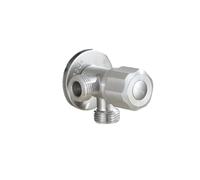 Válvula angular de acero inoxidable 304, calentador agua G1/2, válvula parada for entrada inodoro, for grifo, 2 uds para Fregadero, Cocina y Baño
