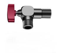 Válvula angular de cobre grueso, válvula de tres vías de agua fría caliente, 1 entrada y 2 salidas, interruptor de calentador de agua, figura ocho válvulas de aislamiento (A)