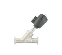 Válvula Angular Neumática De Acero Inoxidable 304 Con Triple Abrazadera En Forma De Y, DN15, 20, 25, 32, 40 Y 50, For, Gas, Petróleo Y Agua.(DN15-K50.5mm,BSPT SS304_C_NORMALLY OPEN)