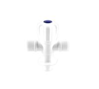 Válvula Angular Para Grifo Grifo de válvula angular, parada agua, Control llenado inodoro, interruptor grifo for baño, accesorios cocina, 2 uds(White-Double)