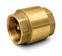 Valvula Antiretorno 3/4" Tipo York con Clapeta en Laton y Muelle Acero Inoxidable PN16 Maximo 120 Grados para Agua Instalaciones Fontaneria y Sistemas Hidraulicos · FLUVIA