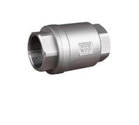 Valvula Antiretorno Agua Válvula de retención vertical acero inoxidable 304 1/2", 1" y 3/4" NPT, H12, for bomba agua 2", 1-1/4" 1-1/2", válvula unidireccional for tubería para Lavadora(1/2")