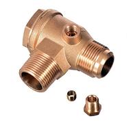 Válvula antirretorno 3/4 x 3/4 (26 mm x 26 mm) compresor de aire de latón válvula conector herramienta compresor de aire para conectar