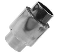Válvula Antirretorno Acero, para Conector de Ventilación de Gas | Diseño Recto Válvula Integrada, Resistente Corrosión, para Chimenea y Tuberías en Baño y Hogar