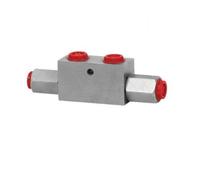 Válvula antirretorno bloque de bloqueo 3/8" doble acción para hidráulico superior, cilindro (3/8" BSP)