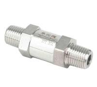 Válvula antirretorno de acero inoxidable 304 de 1/8"