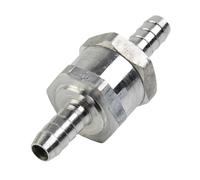 Válvula antirretorno de aluminio, válvula de retención en línea de una sola vía para manguera de agua de combustible de 6/8/10/12 mm, evita el reflujo en los sistemas de baja presión del carburador