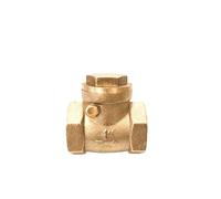 Válvula antirretorno de boca de alambre de latón horizontal DN15 DN20 DN25 Válvula de retención de rosca hembra de latón(3")