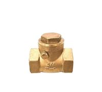 Válvula antirretorno de latón con boca de alambre horizontal de 1/2", 3/4" y 1", válvula de retención con rosca hembra de latón(3/4")