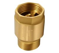 Válvula antirretorno de latón de 1 pulgada, válvula antirretorno de 1 pulgada AG a IG, válvula de retorno de 1 pulgada, inoxidable y resistente al agua para bomba, jardín, lavadora, barril