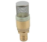 Válvula antirretorno de latón, válvula de pie colador de succión, válvulas de 1 pulgada + conector de tubo de 25 mm de diámetro, proporciona un excelente control de agua (válvulas de 1 pulgada +
