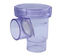 Válvula antirretorno de plástico PVC para tuberías de alcantarillado de 50 mm, diseño horizontal y vertical, antirretorno, impermeable, para sistemas de alcantarillado doméstico y aplicaciones