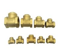 Válvula antirretorno horizontal con boca de alambre de latón, rosca hembra de cobre, 1/2", 3/4", 1", 1-1/4", 1-1/2", 2", 1 unidad(DN50)