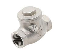 Válvula antirretorno horizontal de boca alambre acero inoxidable 304, rosca hembra 1/2, 3/4 y 1 pulgada(1-1/4Inch)