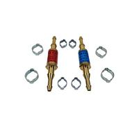 Válvula Antirretorno Manguera O/A + 4 Abrazaderas - Accesorios de Soldadura - Máquina de Soldar - Herramienta para Soldadura - Antorcha de Soldadura - Repuesto Soldadura - EXPRESS