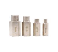 Válvula antirretorno neumática de latón, de paso total, unidireccional, for aire, agua, aceite y gas, con conexiones macho a hembra BSP de 1/8", 1/4", 3/8" y 1/2".(1/8")