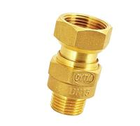 Válvula antirretorno para contador de agua de latón, válvula unidireccional de cobre 3/4", 1", 1¼" pre/post contador, alto caudal Conexión rápida(3/4'' A)