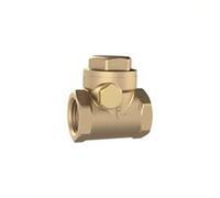 Válvula antirretorno Riegler RK38MSE, DN 10, latón, sellado suave, G 3/8, PN Max. 16 bares.