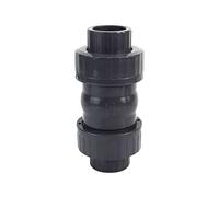 Válvula antirretorno unidireccional de PVC, diámetro interior 20-63 mm, accesorio tubería UPVC for riego jardines, acuarios y peceras(Inner Dia.20mm)