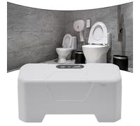 Válvula automática de descarga de inodoro con sensor infrarrojo, botón de descarga inteligente sin contacto, IPX5 impermeable recargable ABS actualización para el hogar, hotel, baño público, color