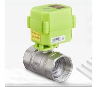 Válvula Baall motorizada de acero inoxidable de 3/8 1/2 1 1-1/4 pulgadas, CA 220 V, CC 9 V-24 V, control de motor de señal, 1 unidad(3/8",AC220V_XY-04K)