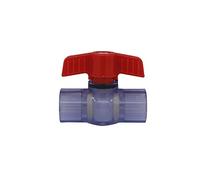 Valvula bola pvc grifo tubo 20 25 32 40 50 63mm llave de paso pvc tuberia valvula esfera agua valvula encolar agricola (Diámetro Interno 50mm)