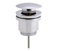 Kibath L469371 Válvula Clic CLAC Universal con Casquillo Fabricada en latón con Acabados en Cromo Brillo. Medida para desagüe Push up de lavabos y bidets estándar. Repuestos Originales garantizados