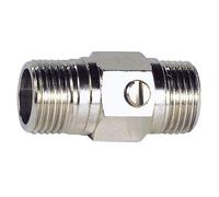 Válvula cromada de puerta plana mm con rosca - 15/21 - 12/17