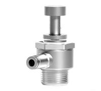 Válvula de acelerador de control de velocidad industrial con accesorios de conexión rápida, varios tamaños de rosca M5 1/8 1/4 3/8 1/2 acero inoxidable (SL6-04)