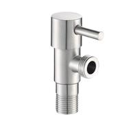 Válvula de acero inoxidable for grifo montado en la pared, válvula angular entrada, parada agua, accesorios for baño y cocina, 2 uds Para Grifo De Baño