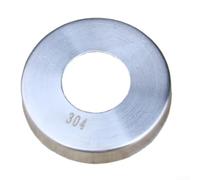 Válvula de acero inoxidable, tapa de agujero alto, placa decorativa de tubo pequeño, varios tamaños, herramienta de altura de instalación para lavavajillas, lavabos, 12,5 mm, 14,5 mm, 16,5 mm, 19,5 mm