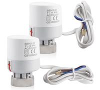 Válvula de Actuador Térmico, 2 Piezas AC 230 V Actuador Electrotérmico, Actuador Térmico Eléctrico para Radiador Calefacción Suelo, Válvula de Actuador Térmico Eléctrico para Termostática