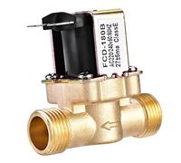 Válvula de agua - 1/2" Válvula de solenoide de 220V AC válvula de agua de latón normalmente cerrado Válvula electromagnética eléctrica magnético for el Control del agua