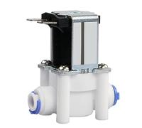 Válvula De Agua Eléctrica, Solenoide 24V CC, Conexión Manguera 1/4 Y Quot For Controlador RO Sistema Puro Ósmosis Inversa
