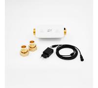 Neo Smart Water Valve NAS-WV02W - Válvula de corte de agua conectada DN25 agua potable, Wi-Fi 2,4 GHz y 5 GHz, Certificada NSF, Control remoto, Alertas en la app Shelly Smart Control
