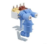 Válvula de agua para máquina de hielo W10420083 de repuesto para refrigerador, dispensador doble solenoide compatible con RT75 RT77 Series HVAC componente de reparación