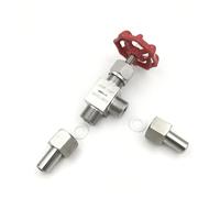 Válvula de aguja angular soldada de acero inoxidable DN6 DN10 DN15 J24W-160P Válvulas de aguja soldadas Válvulas de globo(DN15 OD18mm)