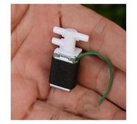 Válvula de aire de 2 vías y 2 posiciones, normalmente cerrada, CC 9 V-12 V, electromagnética, for control de equipos de instrumentación.