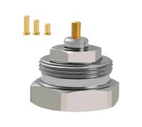 Válvula De Aire Para Radiador,Termostato Metálico de Conexión,Junta de Tubería para Regulación Térmica | para Sistemas de Calefacción en Apartamento, Oficina, Salón, Dormitorio y