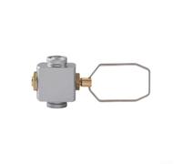 Válvula de alivio de presión de recipiente de gas para exteriores y adaptador para estufas de camping compatible con recipientes de propano y butano (A)