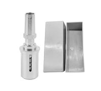 Válvula de alivio de presión para trombón, entrenador de fuerza bucal de latón, accesorio de boquilla para instrumentos de viento con diseño ergonómico para tocar cómodamente, (Plata)