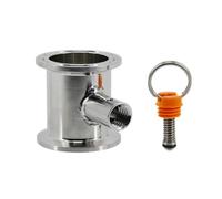 Válvula de alivio de presión tipo Cornelius de 1.5 pulgadas, tubo de 17/35 PSI, piezas de tolva seca casera, accesorios cónicos, kit de fabricación de vino (17 psi)