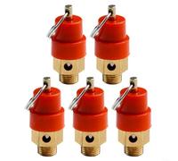 Válvula de alivio de seguridad 120PSI para compresores de aire de 8 kg, 1/8 para BSP 5 unidades