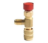 Válvula de alivio de seguridad HVAC de latón R22 R410, adaptador de refrigerante anticongelante de 68 mm (R22 parte inferior R410)