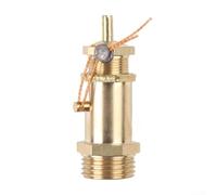 Válvula de alivio de seguridad para compresor de aire 1/2 para latón roscado BSP para gestión de presión en aplicaciones industriales de baja presión (1/2 (16 kg)