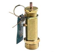 Válvula de alivio de seguridad para compresor de aire de latón, 1,27 cm para rosca, presión nominal de 0,8 MPa, válvula de control de baja presión de sellado suave para la industria (1/2 (8 kg)