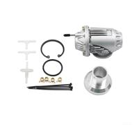 Válvula de alivio de turbocompresor para uso en el mercado de accesorios en automóviles modificados con sistemas Gen Turbo y regulación de presión (plata)
