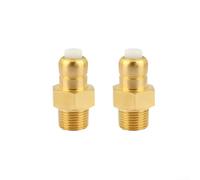 Válvula de alivio térmico de latón, para Homelite para Karcher, 2 piezas 145F 1/4 NPT G1/4 3/8 NPT G3/8 Bomba limpiadora de alta presión válvula de liberación de calor (3/8npt)