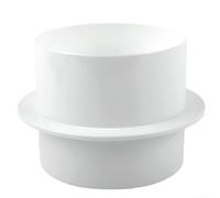 Válvula de amortiguador de PVC para sistemas de ventilación de tuberías redondas comúnmente encontrados en residenciales para baños (100 mm)